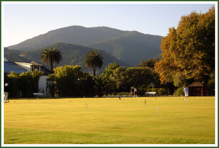 Hinemoa croquet club Nelson New Zealand 2008