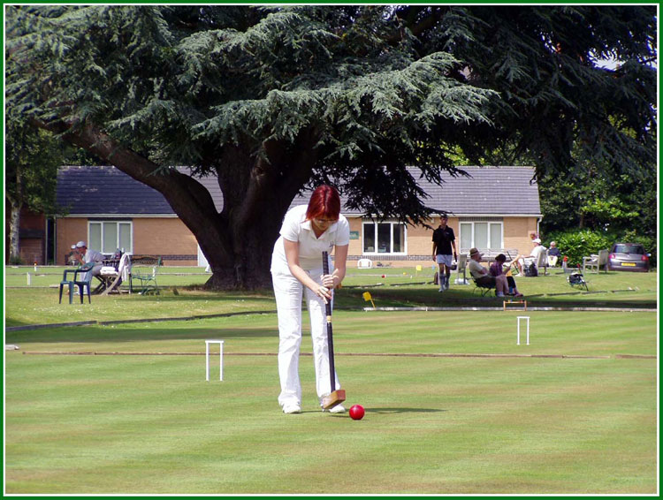 Cheltenham croquet club European team championship 2009 Hana Hajnova