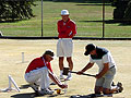 United croquet club Christchurch New Zealand, 2008. Referee.