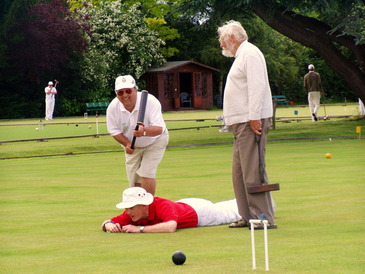 David Hajn (Czech croquet player), Christchurch, New Zealand, 2008.