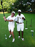 Croquet. Nobody likes it when the photographer takes too many pictures! .