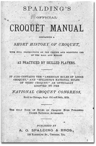 Croquet. .