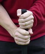 Соломонов захват. Как держать молоток при игре в крокет. Фото: www.oxfordcroquet.com
