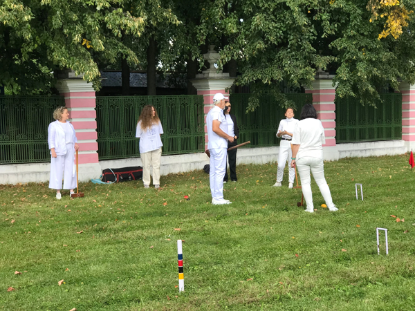 Гольф-крокет / Golf Croquet, игра по международным правилам.