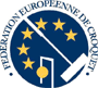 Federation Europeenne de Croquet (FEC)  Logo. Логотип Европейской ассоциации крокета.