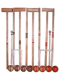   8  ().     .  . Croquet set.