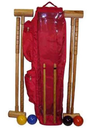 Крокет дубовый. Набор для игры в крокет. Купить крокет. Croquet set.