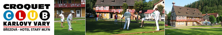 Активный отдых, обучение игре, игры на специально подготовленных газонах для игры в крокет Karlovy Vary Croquet Club в живописном местечке Бржезова в отеле Stary Mlyn. 