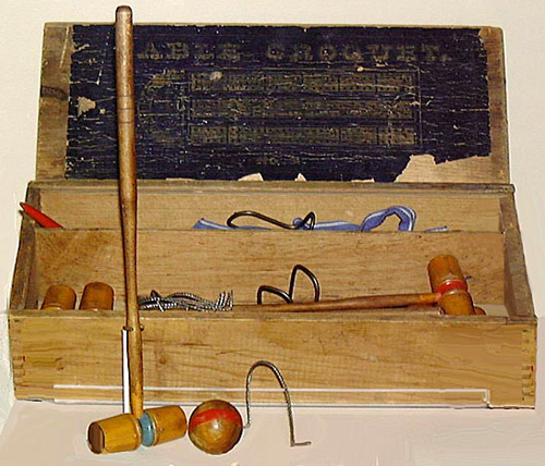 Croquet set. .