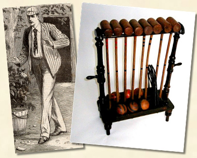 Croquet set. .