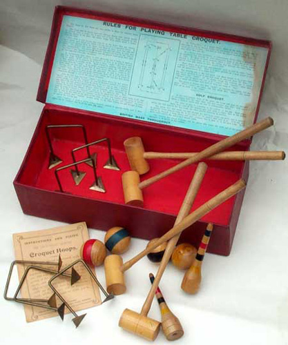 Croquet set. .