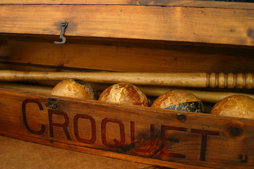 Croquet set. .